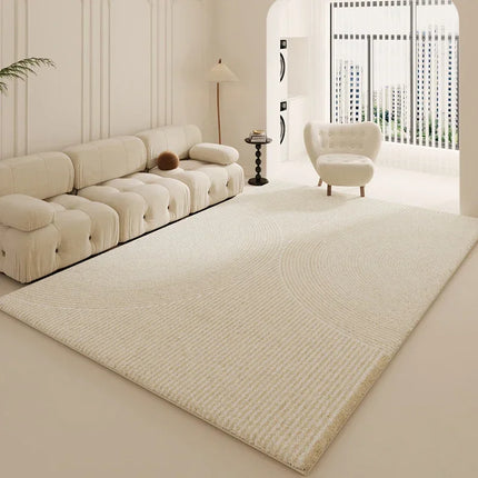 Wabi-sabi Style Carpets for Living Room White Bedroom Decor Plush Carpet Modern Thickened Minimalist Rug Fluffy Soft Bedside Mat