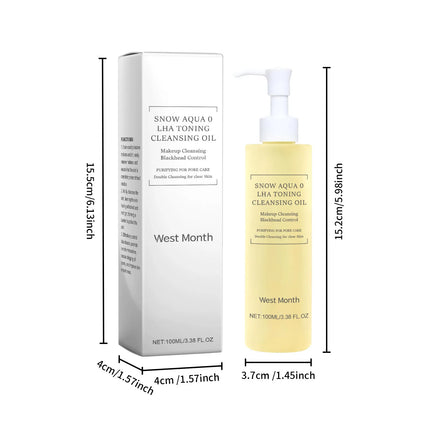 Facial Cleansing Oil Deeply Clean Pores Moisturizing Refresh Nourishing Gentle Toning Makeup Remover Liquid Sensitive Skin Care