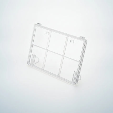 Tabletop Display Case with Compartments Transparent Acrylic Display Case with Stand Organizer Dustproof Sturdy for Collectors