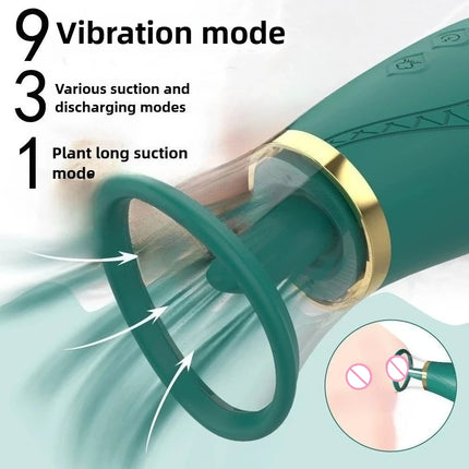 Clitoris Licker Tongue Vibrator Nipples Stimulator Orgasm Vagina Sucking Massager Sexy Toys For Women Female Masturbator