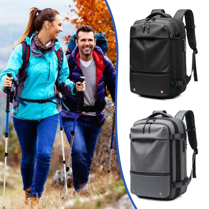 Travel New Backpack Men's Business Multi-function Computer Bag Vacuum Compression Large Capacity Backpack TPU Teen Bag Man