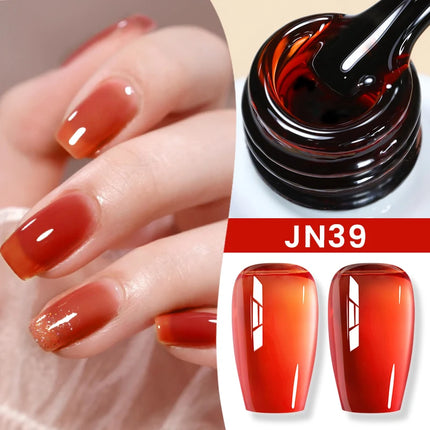 BORN PRETTY 10ml Flow Light White Cat Magnetic Gel Nail Polish Ultra Shine Soak Off UV Gel Mirror Glass Bead Gel Nail Art