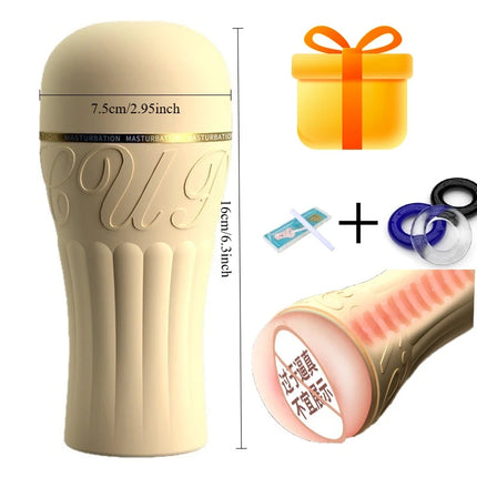 Discreet Hidden Cup Design Male Masturbator Realistic Vagina-Disguised As A Daily Cup,Sex Toys For Men Masturbation Cup 18+