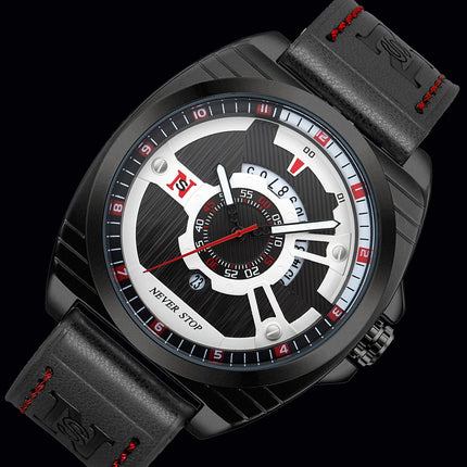 NS Men's Watch Business Casual Sporty Watch for Men and Women Quartz Watch Fashionable and Versatile with Date Display