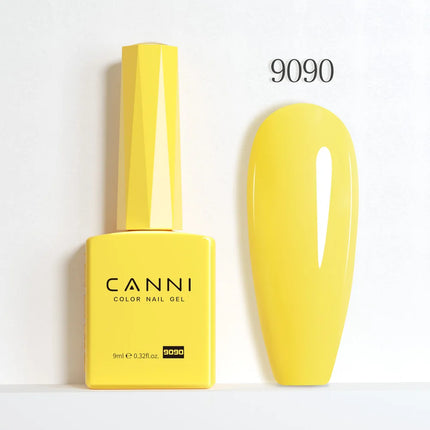 9ml CANNI Gel Nail Polish HEMA FREE TPO FREE Round Brush Gorgeous Color Soak Off UV LED Semi Permanent Gel Varnish Winter Nails