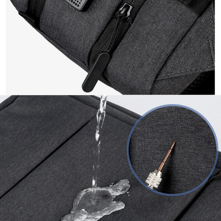 Classic Travel Backpack Men Business Backpack School Expandable USB Bag Large Capacity Laptop Waterproof Fashion Backpack