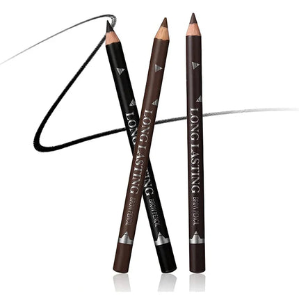 6/12Pcs Eye Brow Pencil Waterproof Professional Women Eye Makeup Pen Easy Color Natural Black Cosmetic Beauty Eyebrow Tool
