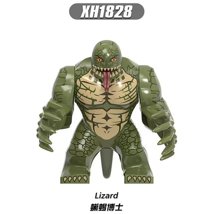 Building blocks, Marvel superheroes, assembled dolls, Spider Man, Iron Man, Venom, Shark, Deadpool, DIY gifts, children's toys