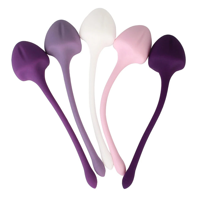Vaginal Tightening Exercise Clitoris Stimulator Kegel Ball No Vibrator Machine Erotic Sex Toy for Women Vaginal Geisha Ball 5Pcs/Set