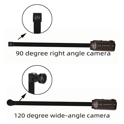 4K HD mini WiFi camera, supports remote viewing, motion detection, DIY small home nanny style HD wireless camera