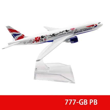 15CM 6inch Diecast Alloy Airlines 777 Turkish Etihad American Airways For Collection Friend Children Gift