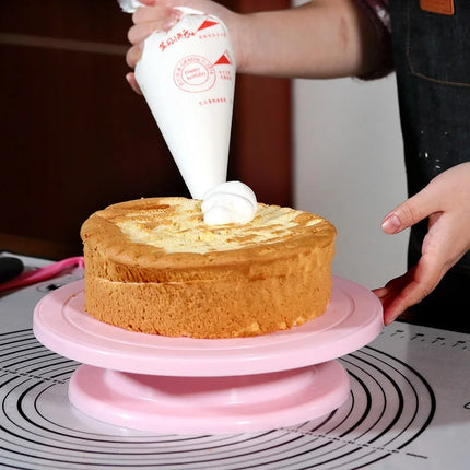 28cm Pastry Turntable Plastic Cake Rotating Table Anti-skid Round Cake Turntables Stand Cake Decorating Baking Tools