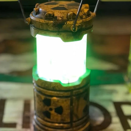 Nuclear Reactor Lantern Lamp Funny Gag Toys Creative Desk Ornaments Cyberpunk Night Light Halloween Prank Gift For Friends Kids