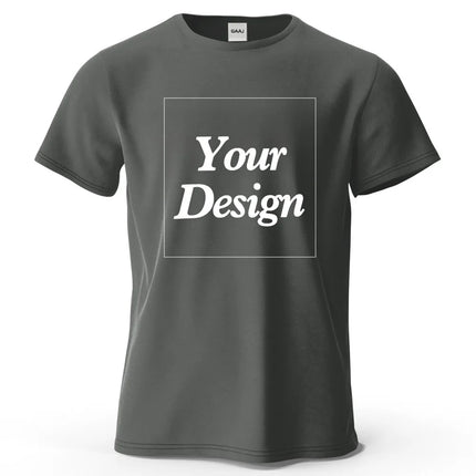 Custom T shirt Customized tshirt Personalized Tee Shirt Diy Print Your Photo Brand Logo Text Men Women 100% Cotton Premium Gift