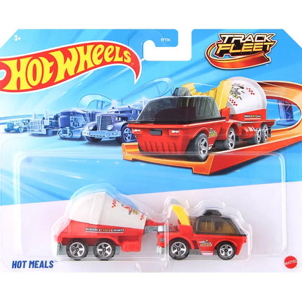 Hot Wheels Car TRACK FLEET Volvo 240 Drift Camper Chevy Silverado Driftcation 1/64 Metal Die-cast Model Toy HYT56