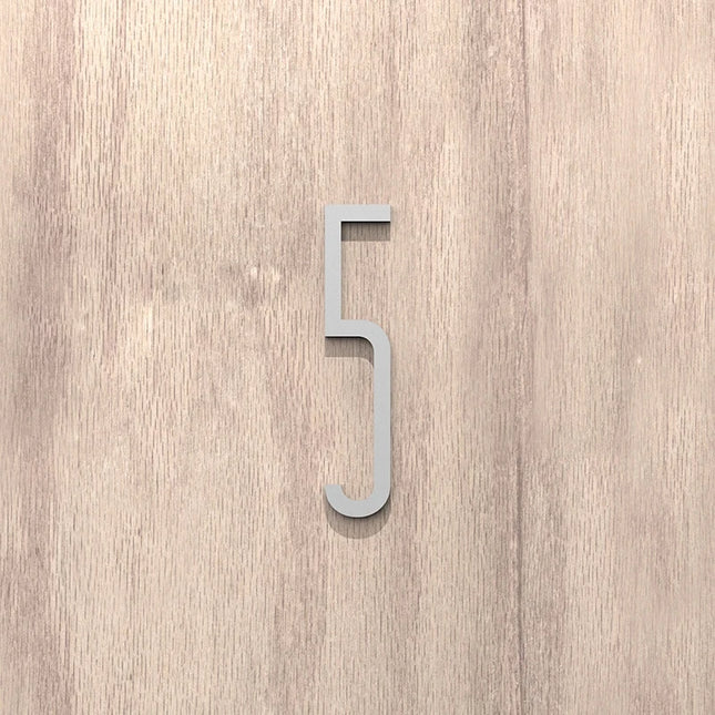 On The Door Extra Apartment Floating Exterior House Metal Building 3D Digits Number Art Nordic Home Decor Wall Sticker Acrylic