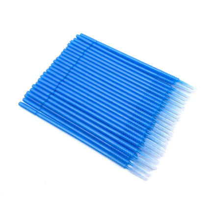 100pcs Bendable Micro Brushes Disposable Microbrush Applicators Eyelash Extensions Glue Cleaning Brush for Lash Extension