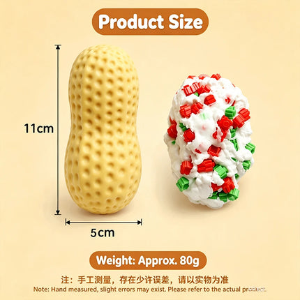 Crunchy Peanut Stress Ball Squeeze Ball Squishy Toy Buttery-Soft Feel Fidget Toy ASMR Sensory Anti Stress Toys for Kids Adults
