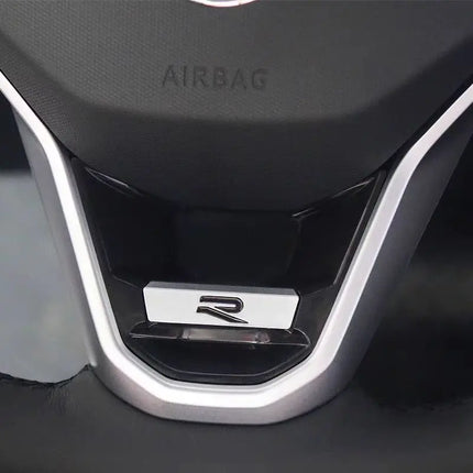 Car Decoration Accessories Steering Wheel Logo Cover Trim Sticker For VW GTI R Line Polo Golf Passat Scirocco Tiguan Jetta T-ROC