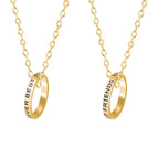 2Golden Necklace