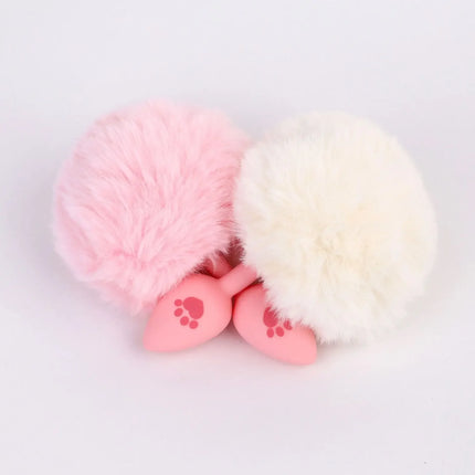 Silicone  Tail Anal Plug Fox Pattern Butt Plug Adult Cosplay Intimate Toys for All