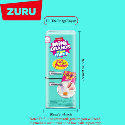 ZURU Mini Brands Food Fill The Fridge Series 1 Plauset Brands Home Capsule  Creating DIY A Mini KitchenMasterChef Food Series