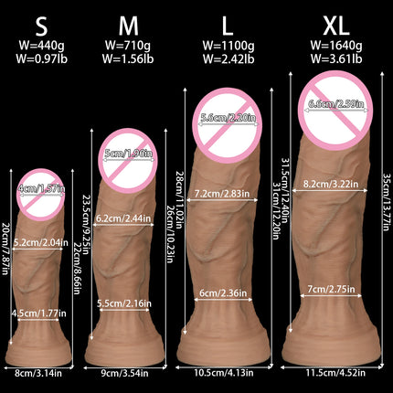 Super Realistic Huge Giant Dildo Long Big Thick Soft Silicone Cup Anal Dildo BLG DICK Penis Adult Sex Toys for Women Men Gay