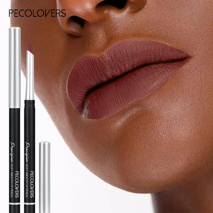 Slanted Tube Lip Liner, Lipstick Lip Pencil, Waterproof Lipstick Pen,Long-Lasting,Matte Lip Liner