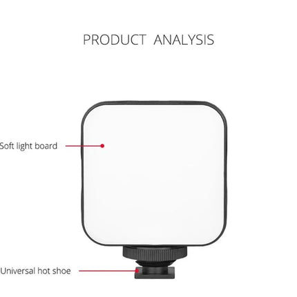 Adjustable Portable Selfie Video Light-Brightness Boost Color Control Video Conferencing Vlogging with Clamp Tripod Selfie Stick
