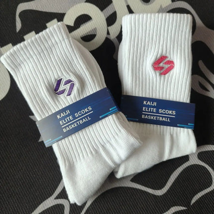 New Lakers Player Doncic Towel Bottom Socks Men's Sport Socks Quick Dry Anti-Slip Sweat Absorbent Mid-Calf Basketball Socks