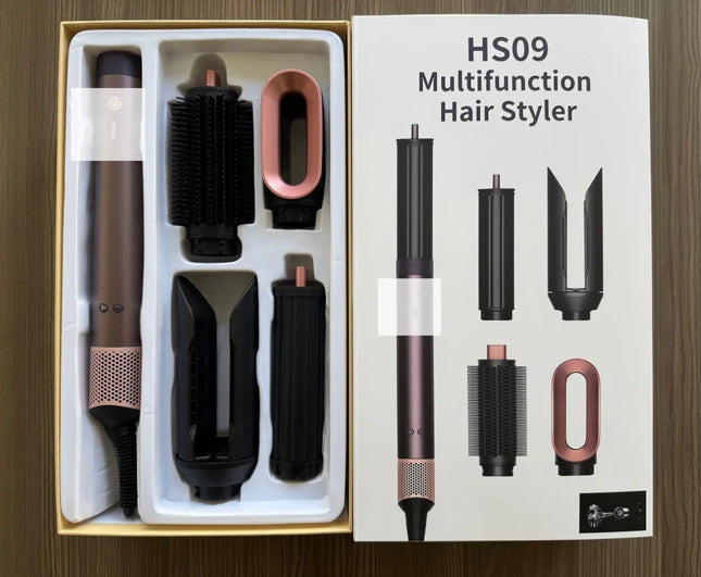 Professional Multi Hair Styler Hot Air Brush Curling Iron Barrel Hair Dryer Straightener Salon Grade for Versatile Hair Textures