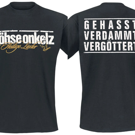 Es Ist Soweit 1 Böhse Onkelz World Tour T-shirt Oversized Y2k Men Women Heavy Metal Band Peripheral Pattern Print Cotton Top Tee