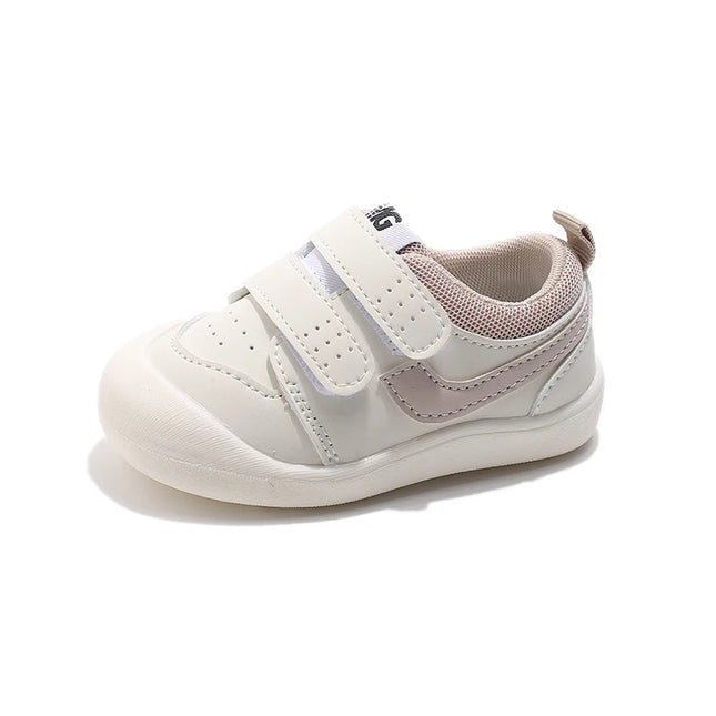 2025 Spring Autumn New Learning Walk Shoes New Winter Style Boys Girls Soft Bottom Anti-Slip Surface Kids Board Shoes