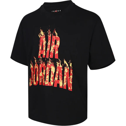 Nike genuine JORDAN men's round neck pullover print casual short sleeved shirt IQ6957-010