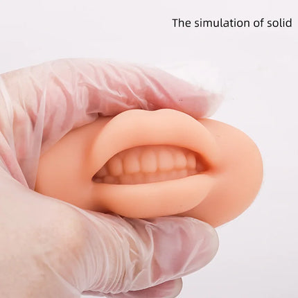 5D Dimensional Lip Practice Skin Microblading Permanent Makeup Soft Film Silicone PMU Lip Mold Beginner Tattoo Supplies Tool