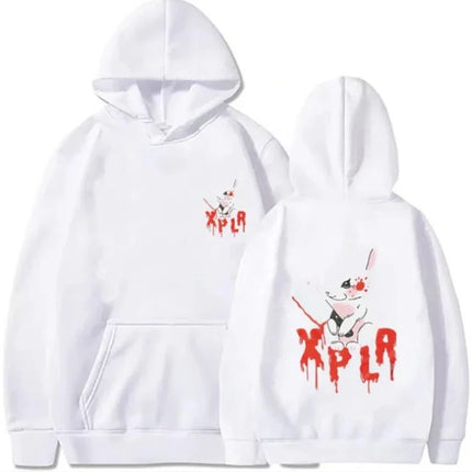 Autumn hoodie Sam Xplr Merch Colby rabbit pocket hoodie men's and women's fashionable casual printed solid color warm hoodie