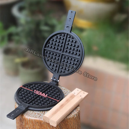 Gas waffle furnace mold Commercial electrothermal waffle template Checkered cake molds Waffle molds