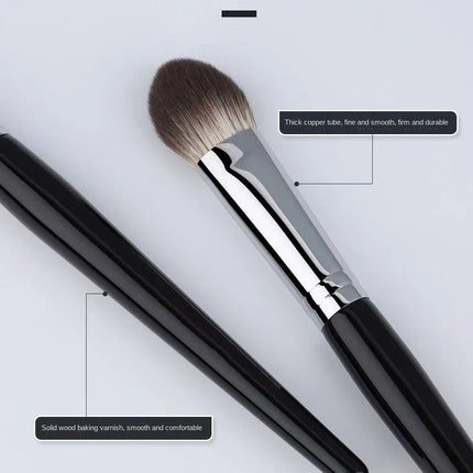 Peach Heart Blusher Brush Powder Blush Cream Liquid Blush Makeup Brushes Flat Small Precise Blush Brush Makeup Tools