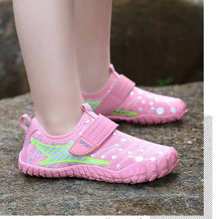 Children Beach Aqua Shoes Boy Girl Barefoot Water Shoes Quick-Dry Drainage Diving Swim Sandals Kids Fishing Surf Wading Sneakers