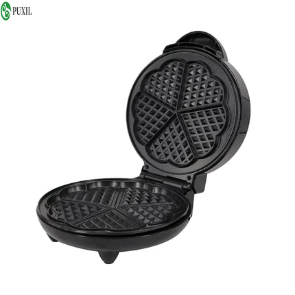 Home breakfast machine waffle maker automatic mini double-sided heating electric baking tray light eating machine