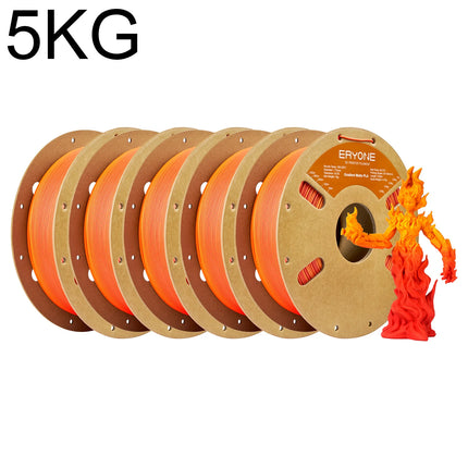 ERYONE 1KG/3K/5KG PLA Matte Gradient Rainbow 3D Printer Filament 1.75 +/- 0.03mm, PLA Matte Multicolor Filament PLA 1KG/3K/5KG