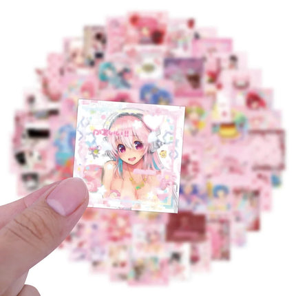 80Pcs Cute Cutecore Stickers Decals For Laptop Scrapbook Luggage Guitar Helmet DIY Graffiti Aesthetic Stickers