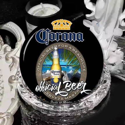 Corona Extra Beer Cartoon Brooches Anime Badge Round Handmade Brooch Lapel Pins Jewelry For Backpack Clothes Gifts