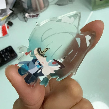 Honkai:Star Rail Imbibitor Lunae Mydie 5cm Mini Acrylic Figure Stand Model Plate DIY Desk Decor Standing Ornaments For Fans Gift