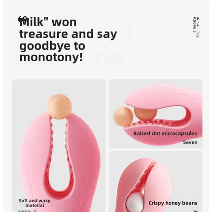 Electric Wearable Nipple Clip Vibrator G-spot Massage Stimulator Erotic Tease Nipple Breast Masturbator  Female Adult Sex Produc