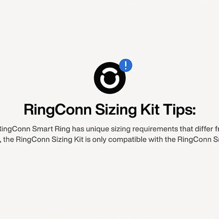 RingConn Gen 2 / Gen 2 Air Sizing Kit - Size First Before You Buy - Choose from 9 Sizes - Sizes 6 to 14