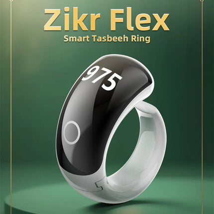 Tasbih For Zikr Smart Ring Clock Adjustable Waterproof Prayer Reminder Smart Tasbih Tally Counter Ring Digital Counter