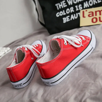 Unisex Casual Canvas Flat Shoes Spring Summer Breathable Rubber Sole Comfortable Slip-On Adults Flat Heel Fashionable Trendy