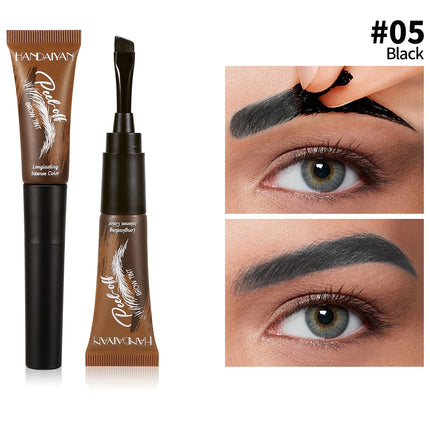 5 Colors Peel Off Eyebrow Gel Semi Permanent Brow Tint Waterproof Lasting Tattoo Peel Off Eyebrow Gel Tint Natural Brows Makeup