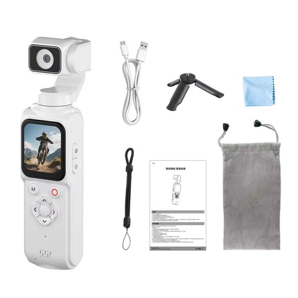 4K Ultra HD Action Camera 330° Face Tracking Gimbal Stabilizer 1.72 Inch Touch Screen 64MP Pocket Digital Camera WiFi Sports Cam